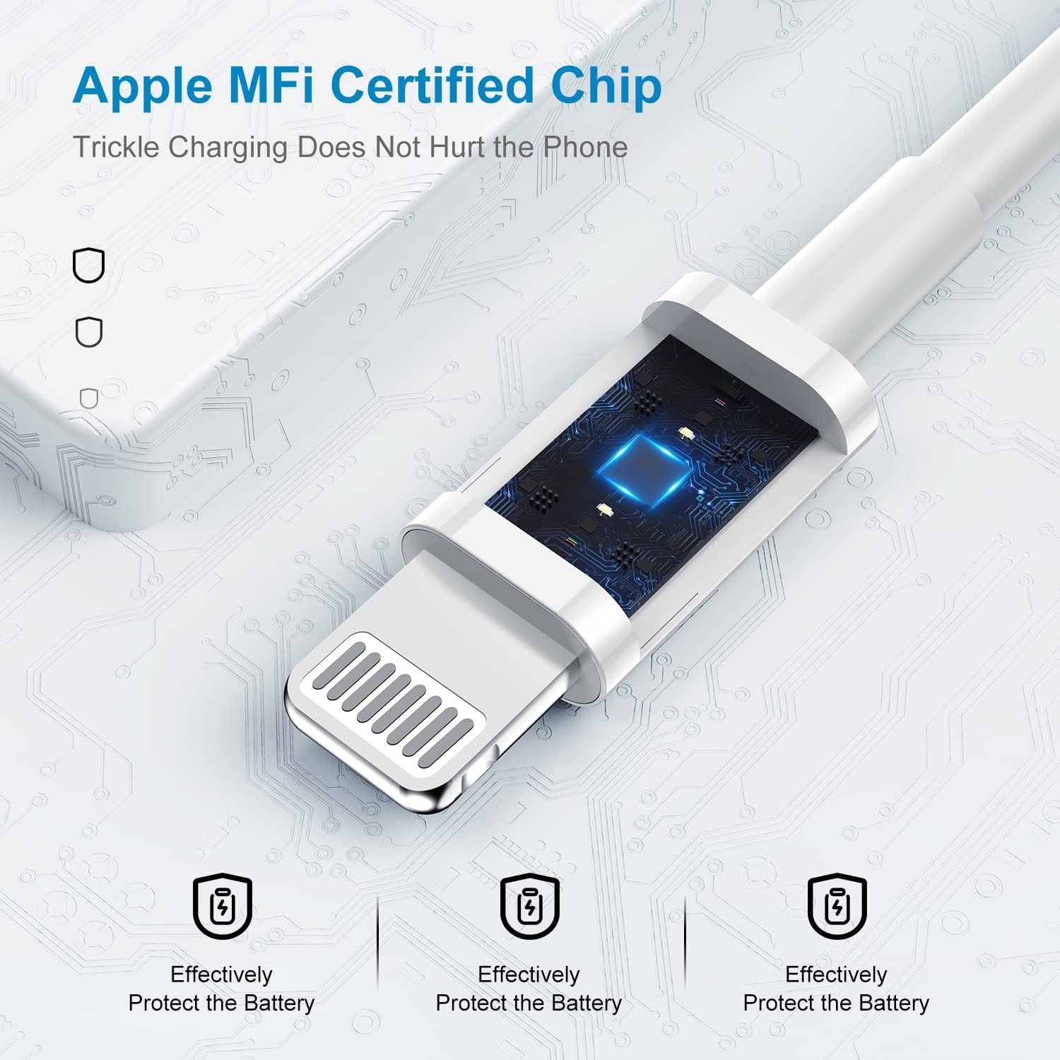 6Ft Fast Charging Block Type-C for iPhone 14 Pro Max/14 Plus