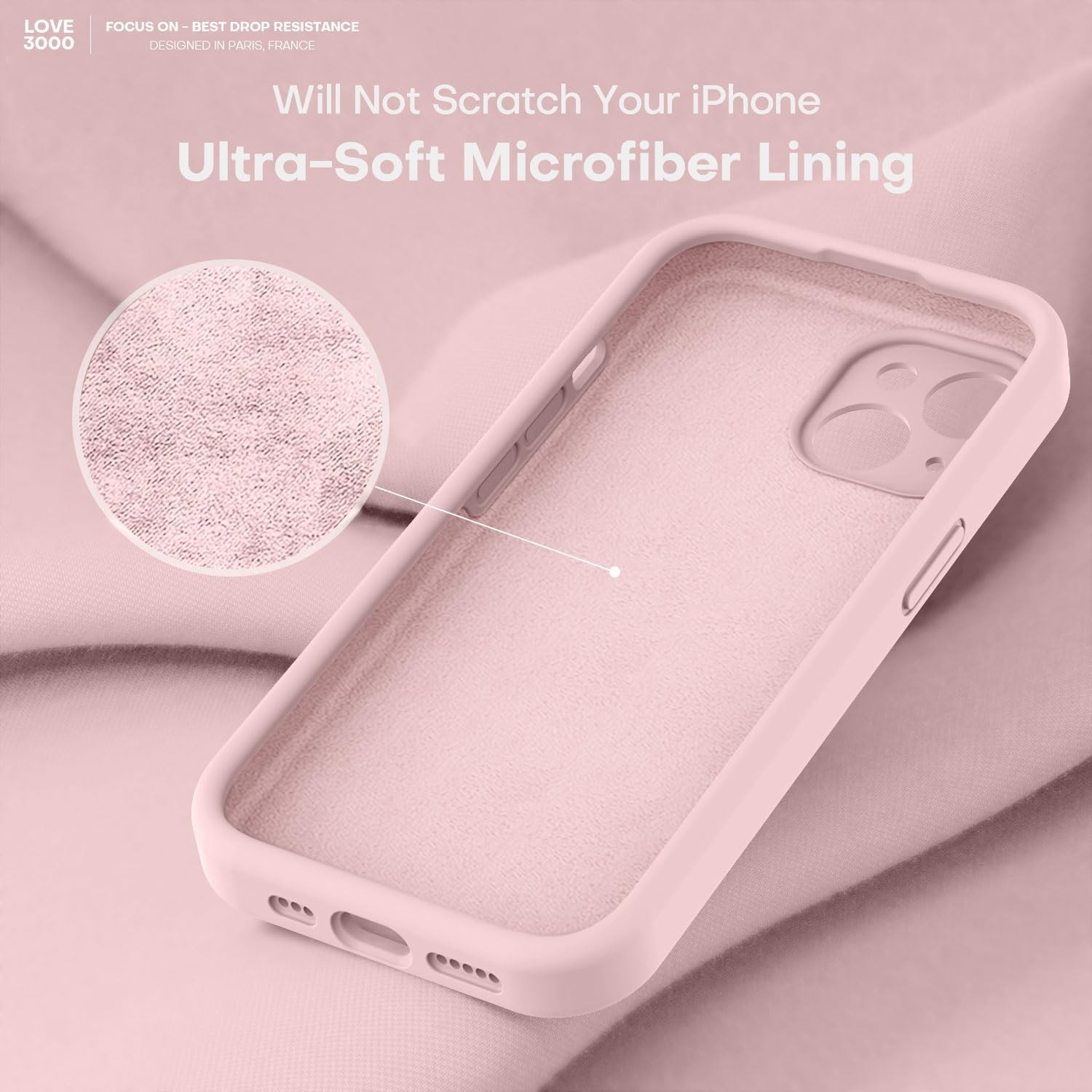 Premium Shockproof Silicone Case for iPhone 14 – Protective Phone Cover