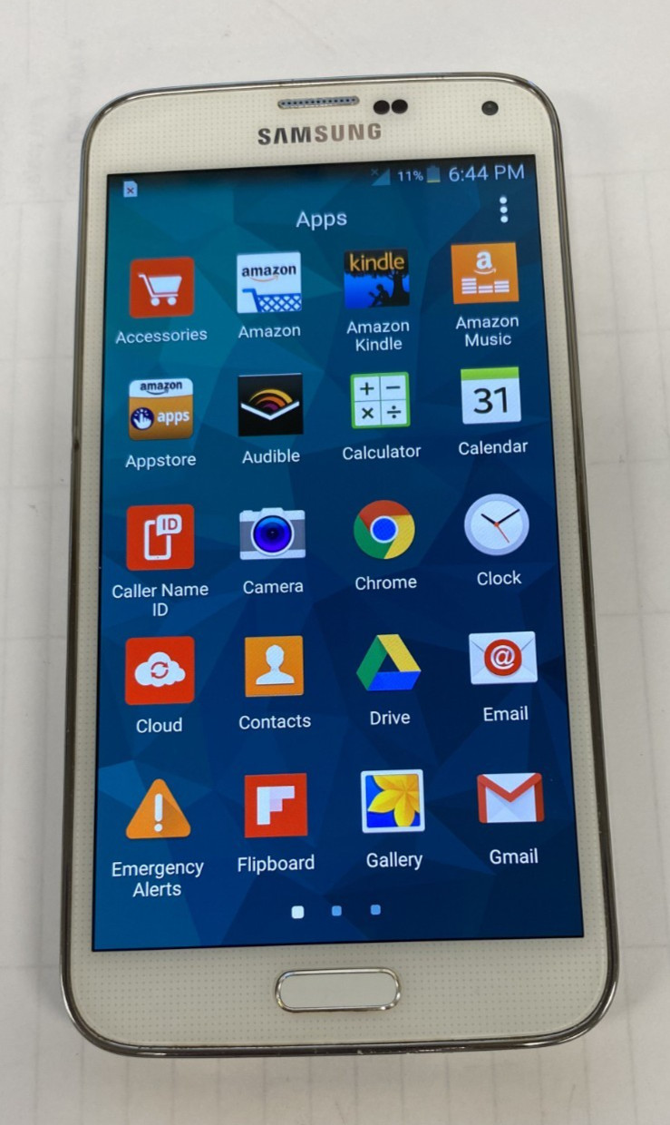 Samsung Galaxy S5 SM-G900 4G LTE GSM Unlocked ATT T-Mobile 16GB White Good B+ US