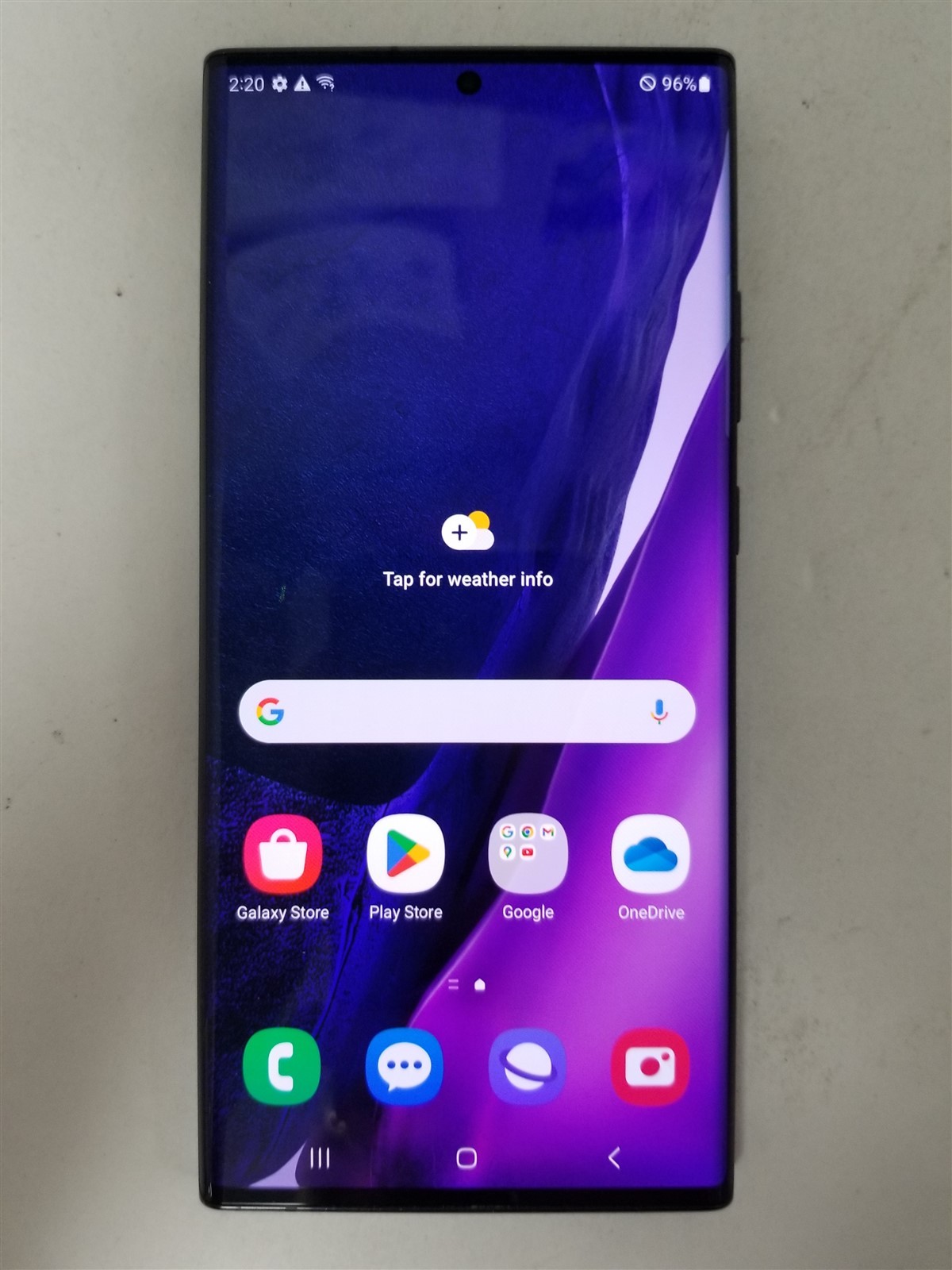 Samsung Galaxy Note20 Ultra 5G 128GB Black SM-N986U1 (Unlocked) zW3040