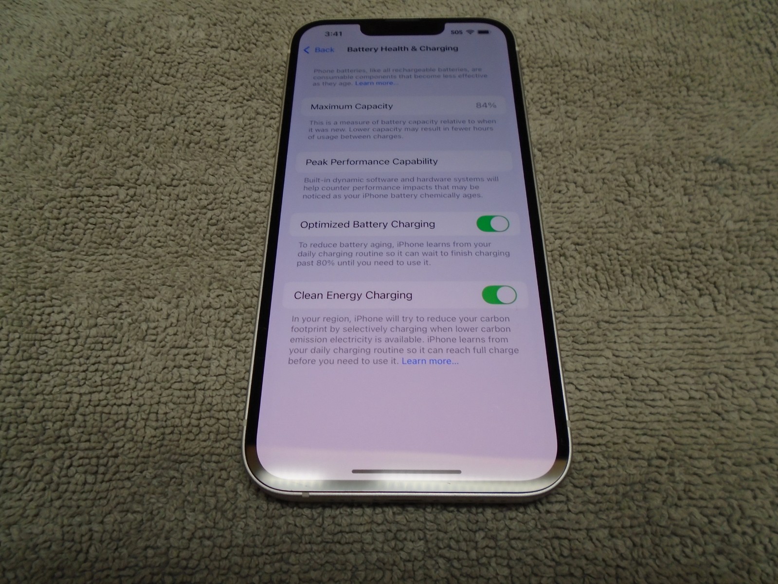 Apple iPhone 14, 128gb, Silver, Carrier Unlocked, Excellent!!