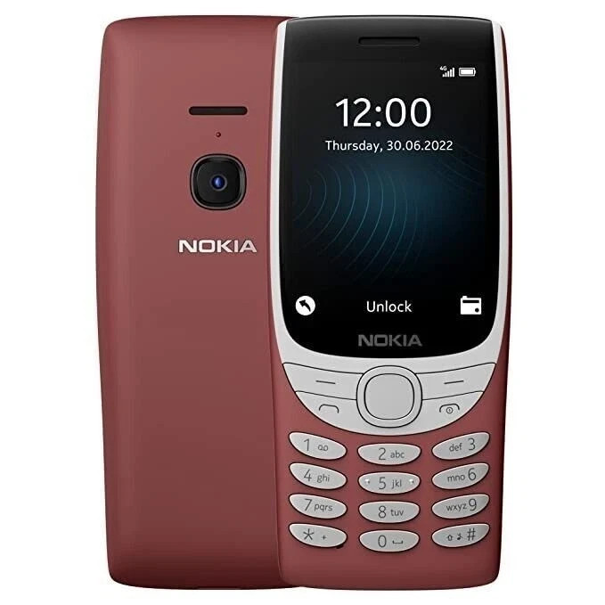 Nokia 8210 4G Unlocked Volte with Dual SIM Display Feature Phone +1year warranty