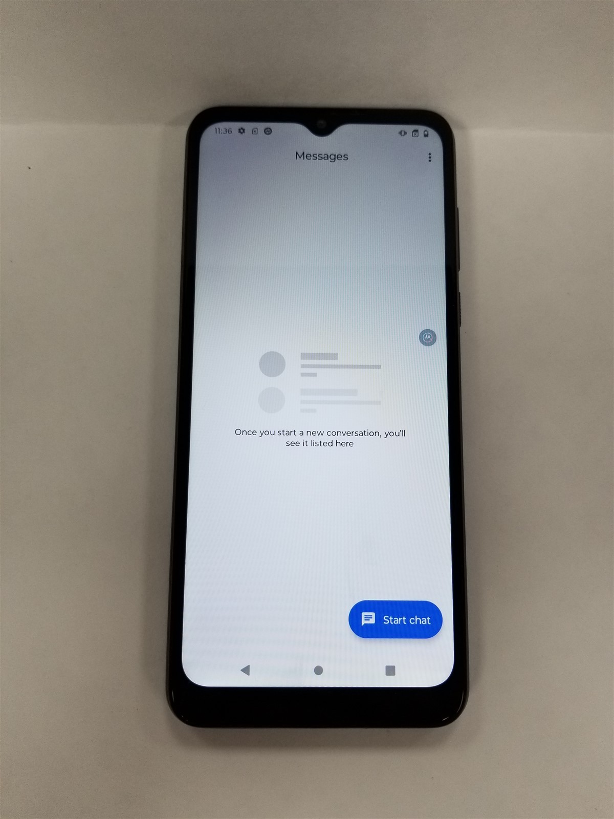 Motorola Moto G Pure 32GB Blue XT2163-4 (Unlocked) Fully Functional DV8217