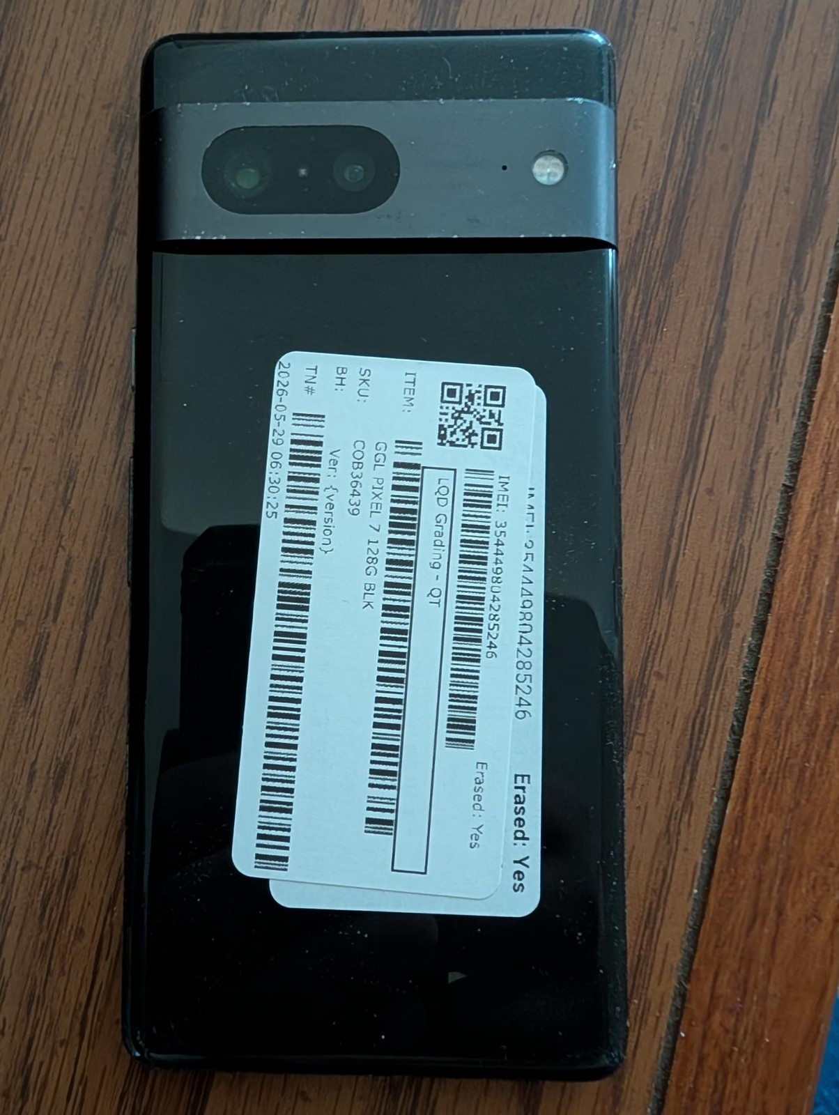 Google Pixel 7 – 128 GB – Obsidian (Unlocked)