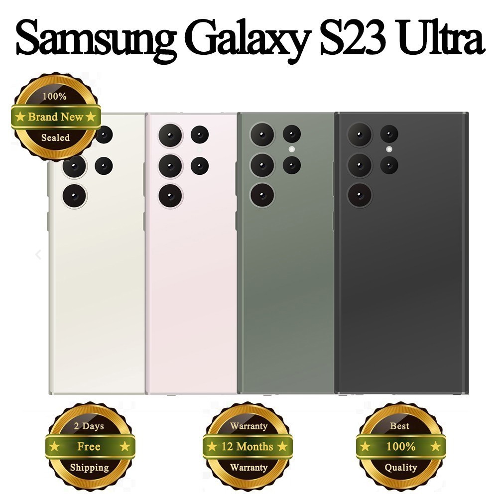 New Samsung Galaxy S23 Ultra 5G SM-S918U 256GB/ 512GB 6.8 in” Factory Unlocked