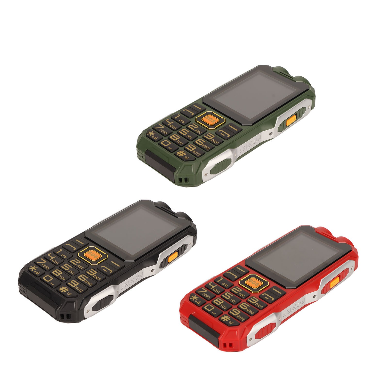 Senior Cellphone 2G 2.6in Ultrathin 16800mAh High Volume Elderly Mobile Phone