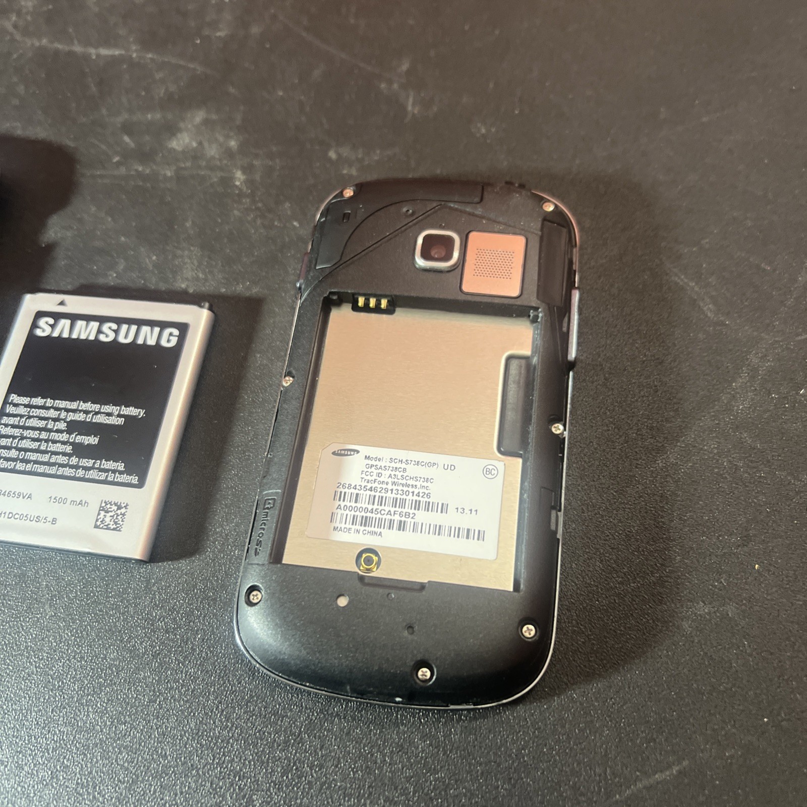 Samsung Black Phone (TracFone) Model# sch-s738c Factory Reset