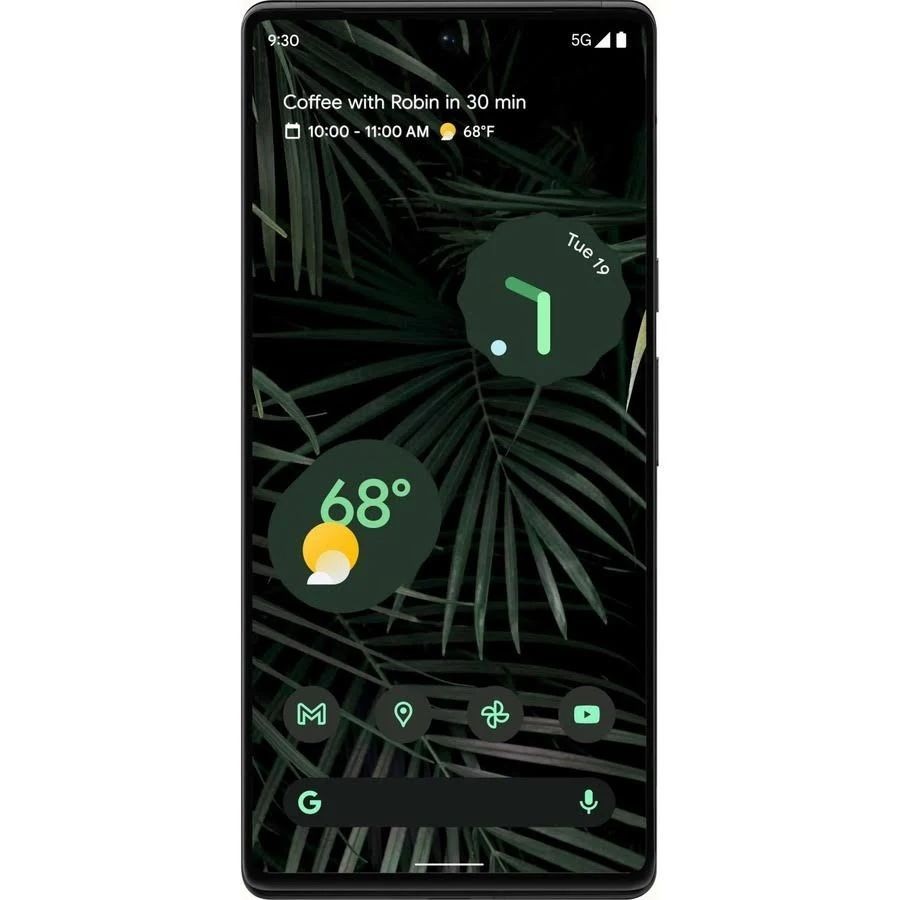 Google Pixel 6 Pro 128GB- Stormy Black ( Locked Verizon) Good Refurbished