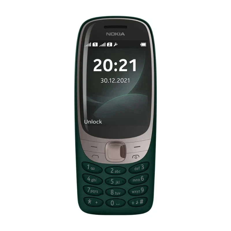 Original Nokia 6310 (2021) Cellphone 1150mAh T9 Keypad Micro-SD Slot FM Radio