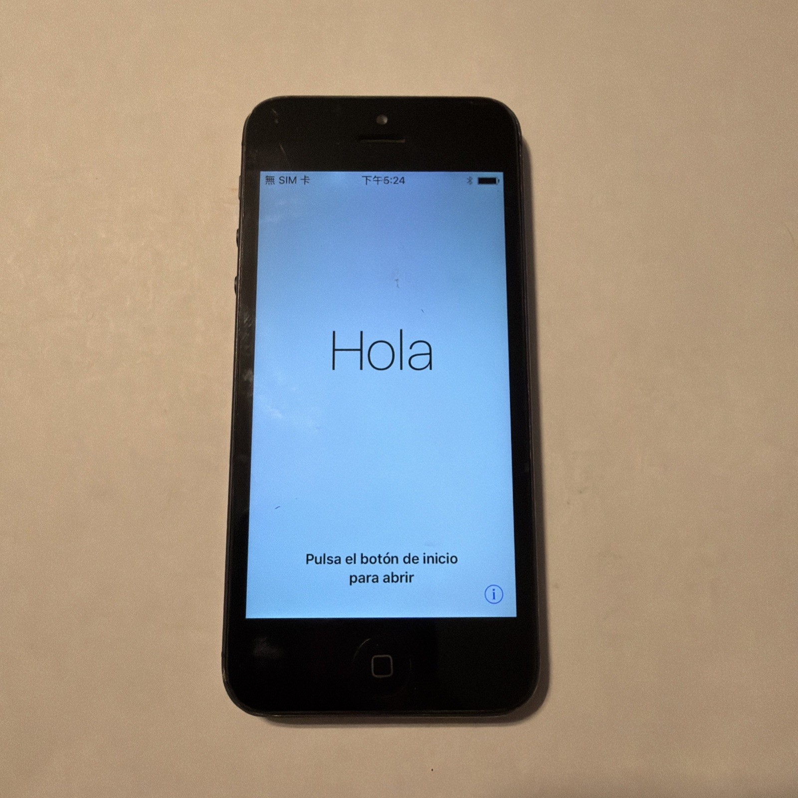 Apple iPhone 5 – 16GB – Black – Unlocked – A1429. PARTS ONLY.