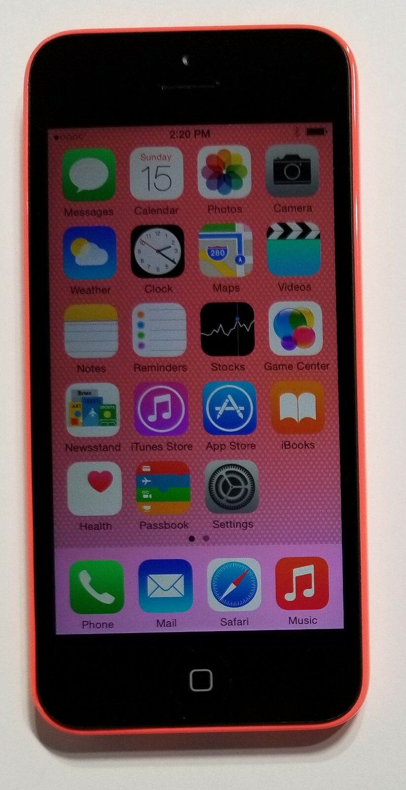 RARE IOS 8.1.2 APPLE IPHONE 5C- ME557LL/A (VERIZON) MUST READ 16GB PINK MINT!!!