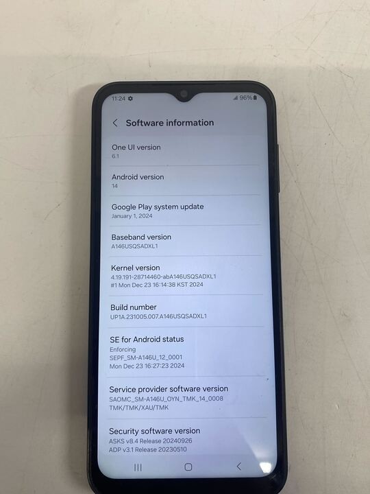 Samsung Galaxy A14 5G SM-A146U 64GB Black Verizon- Good Battery