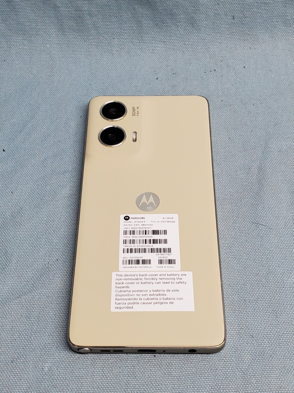Motorola Moto G Stylus 5G 2024, 128GB, Caramel Latte, Cricket #2596