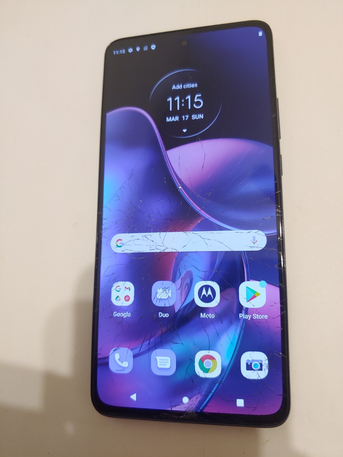 Motorola Edge 5G XT2205-1 – 2022 256GB 8GB RAM Nebula Blue- Factory Unlocked