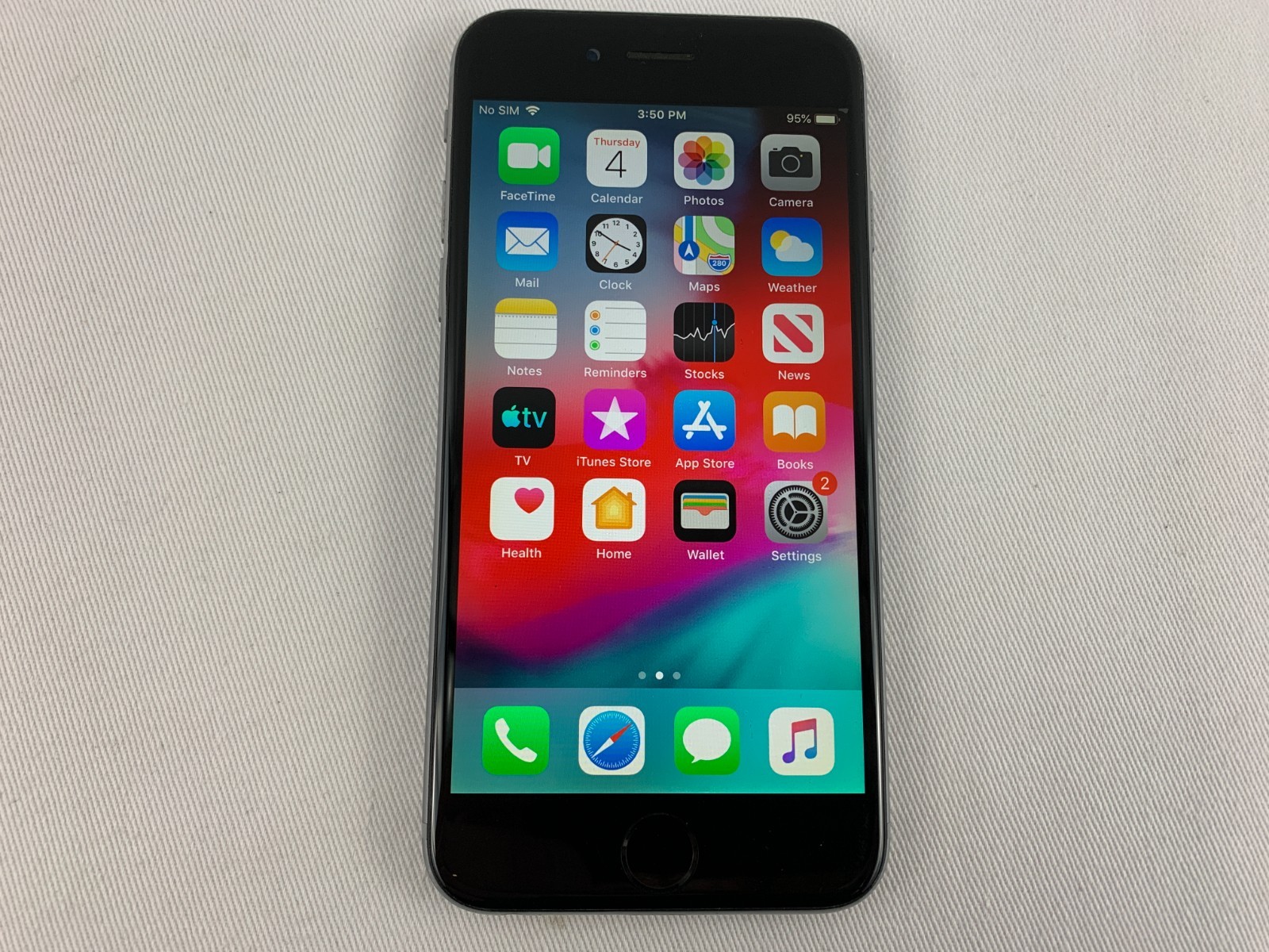 Apple iPhone 6 A1549 Model MG4N2LL/A Space Gray 16GB, TESTED & Working