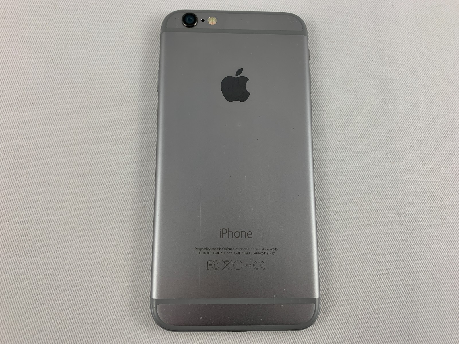Apple iPhone 6 A1549 Model MG4N2LL/A Space Gray 16GB, TESTED & Working