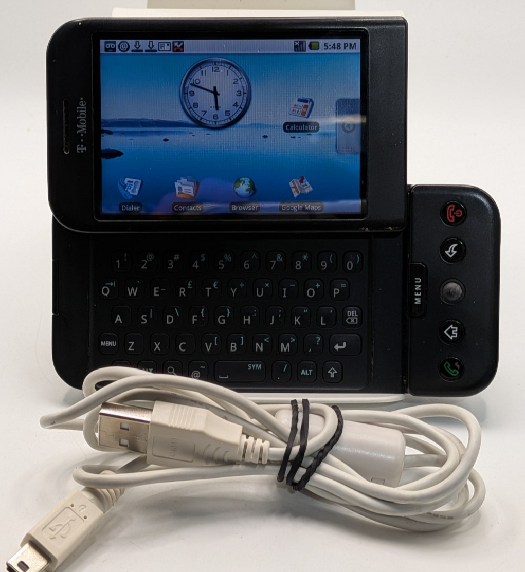 HTC Dream Google G1 (DREA100) (T-Mobile) Black Android Smartphone