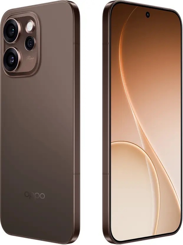 OPPO Reno15Pro 5G 12GB RAM 256GB STORAGE-MTK Dimensity 8450 Processor-NFC-Brown