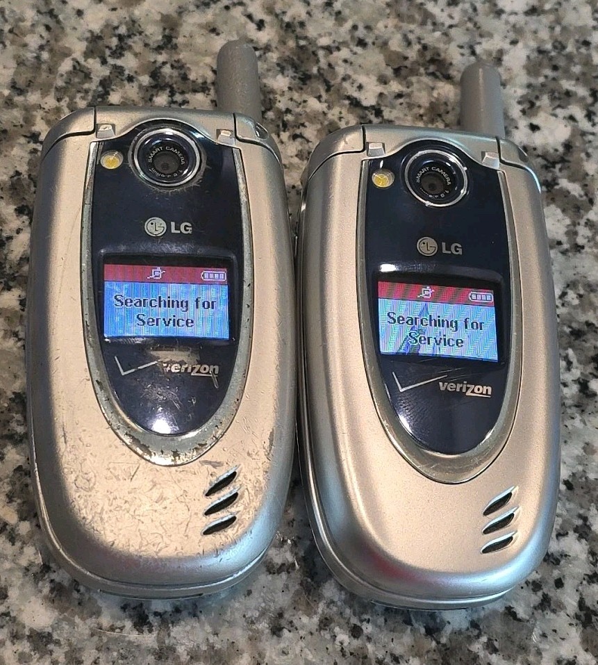LG VX5200, Flip Phone, Vintage, Collectors, Verizon, Each Sold Separate, CDMA,