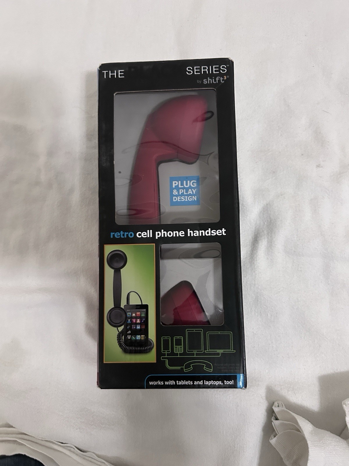red Shift3 Black Series retro cell phone handset
