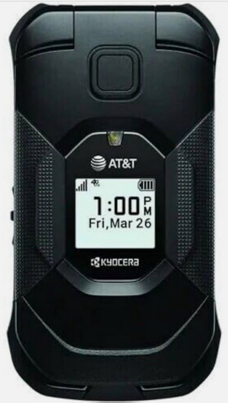Kyocera DuraXe E4830 Epic GSM Unlocked Flip Phone Rugged AT&T T-Mobile-NO CAMERA