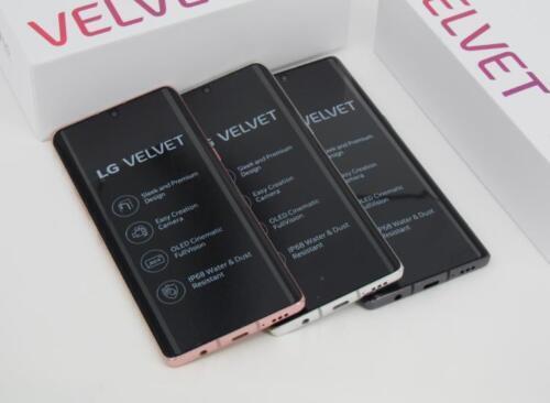 LG Velvet 5G G9 LM-G900UM LM-G900TM 128GB+6GB 5G Unlocked Smartphone –
