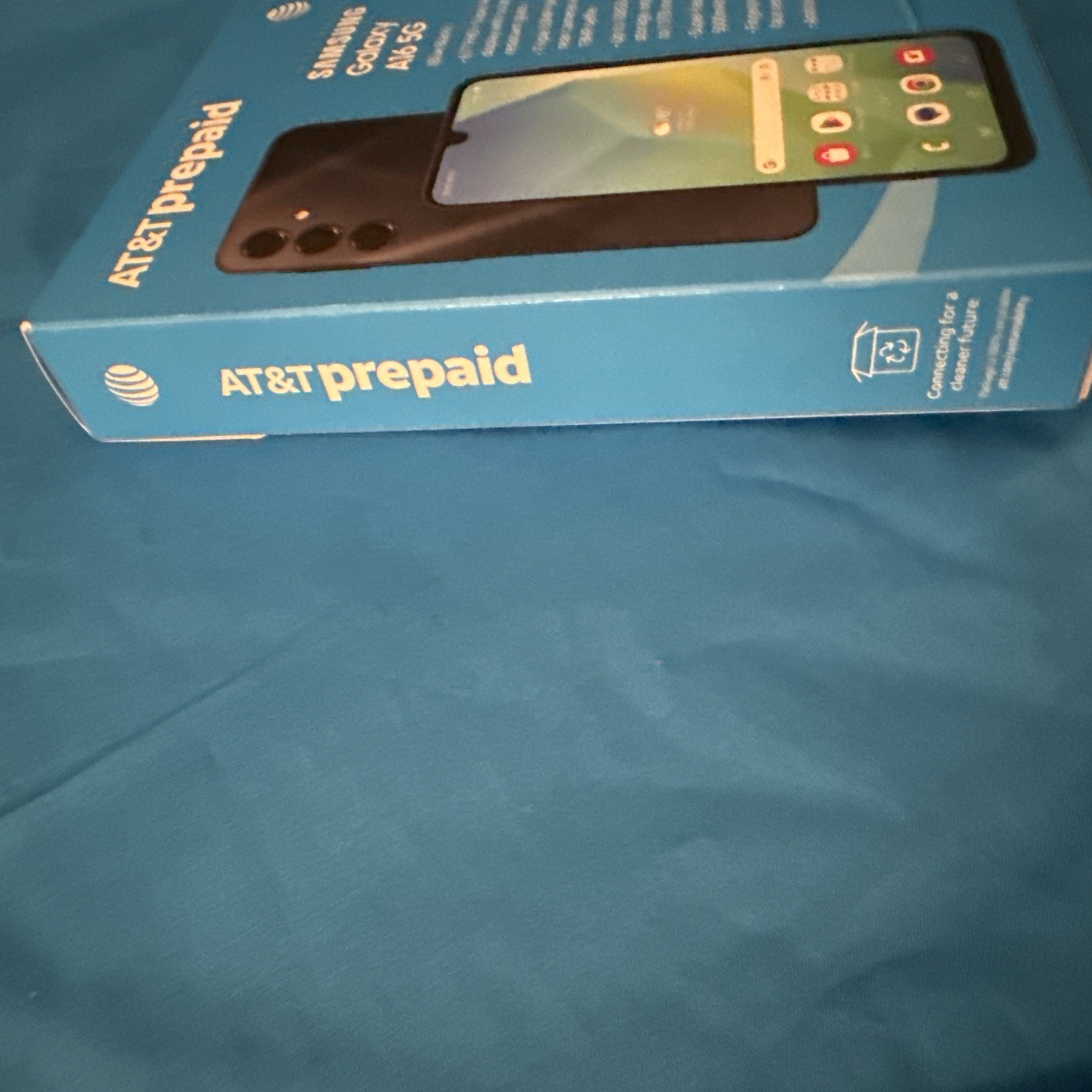 AT&T Prepaid: Samsung Galaxy A16 5G 6.7 FHD, 128GB, Blue Black