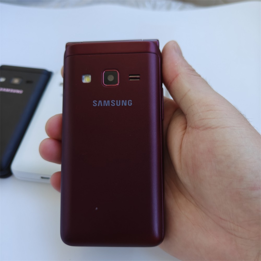 Unlocked Original Samsung Galaxy Folder 2 G160N 8MP WIFI 1-SIM 4G Mobile Phone
