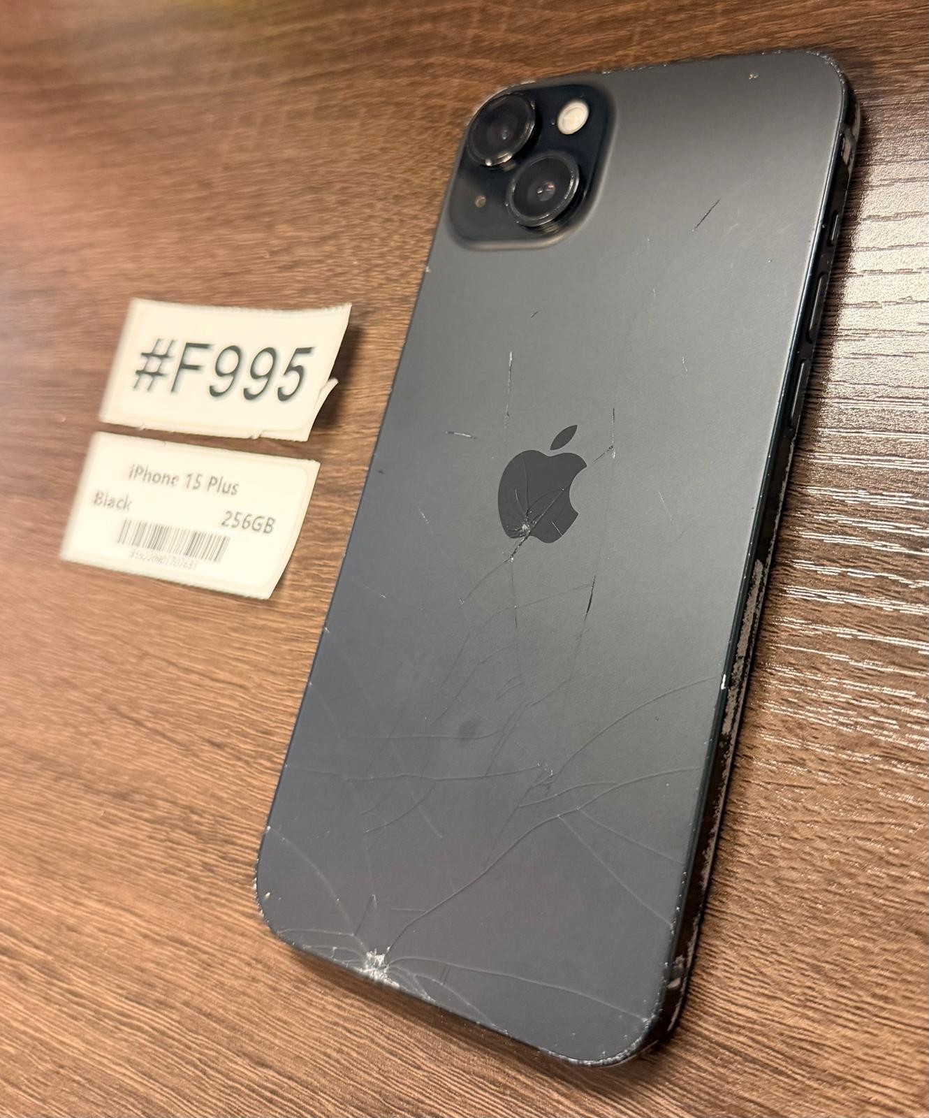 Apple IPhone 15 Plus Black 256GB -Unlocked- Read Seller Notes