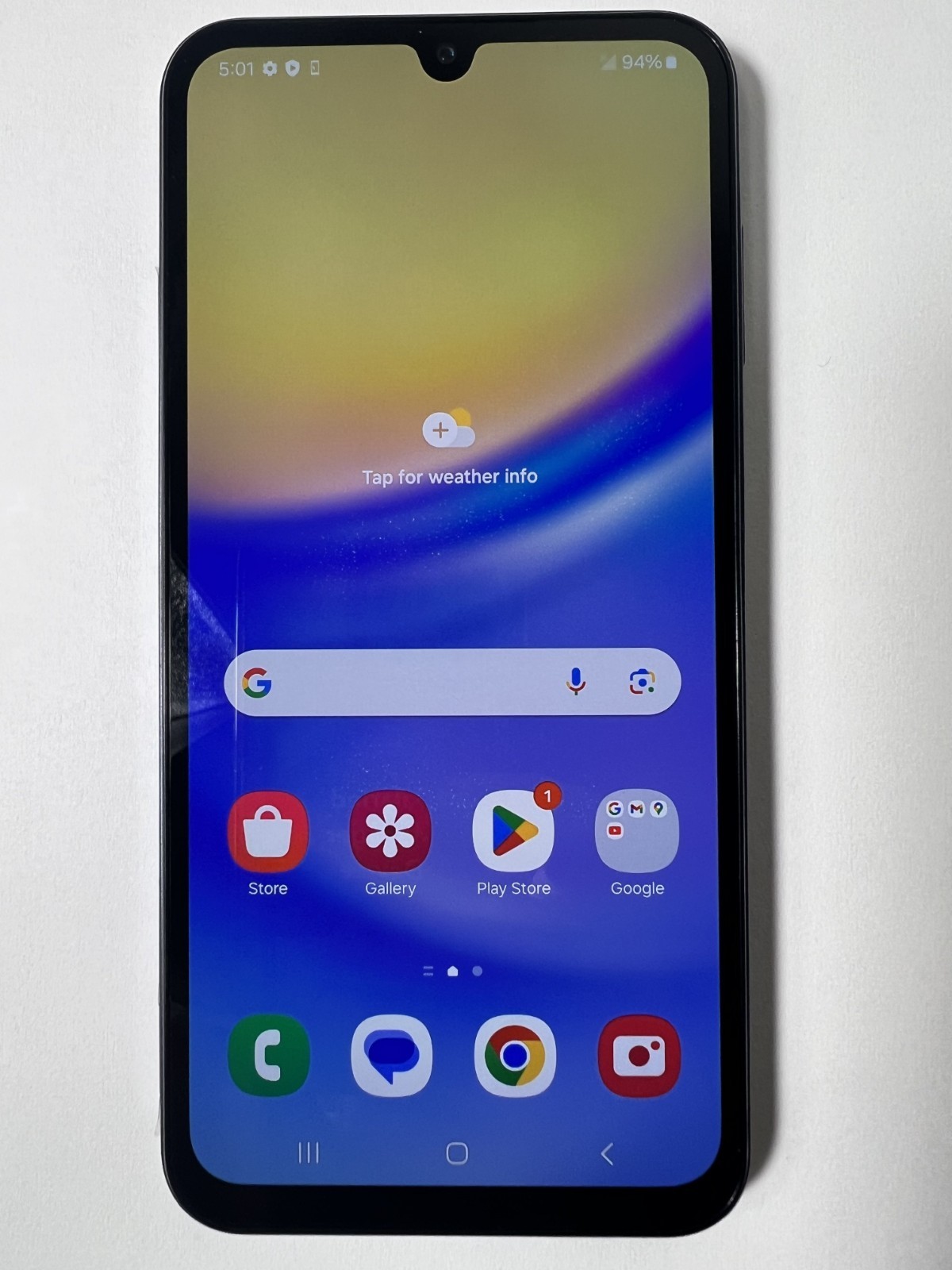 TracFone TFW 2024 Samsung Galaxy A15 5G SM-A156V(GP) Blue Black 64GB A GRADE 📖
