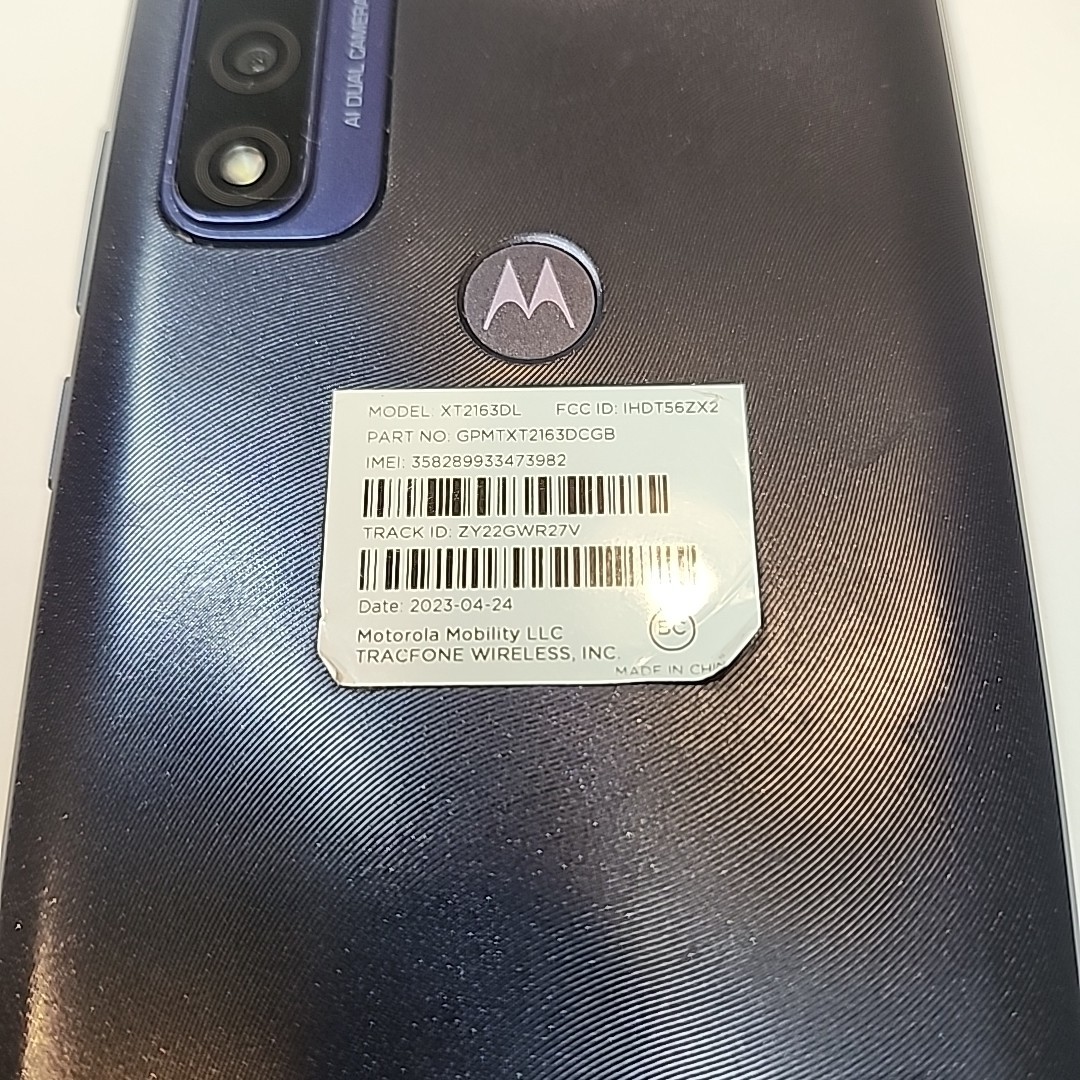 LOCKED Motorola Moto G Pure 32GB 6.5 Inches XT2163DL Blue (TracFone) For PARTS