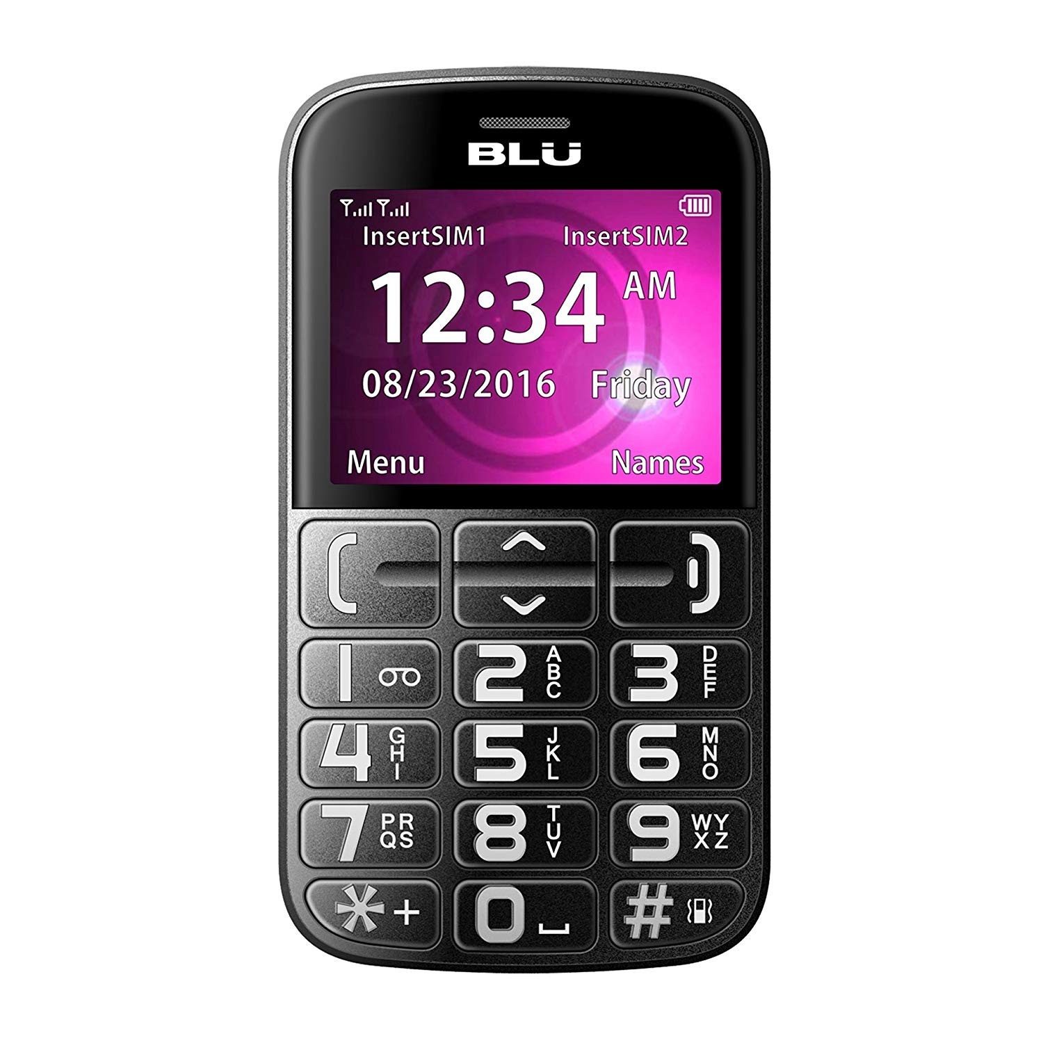 BLU JOY J010 – 2.4″, GSM Unlocked Phone Black|USED