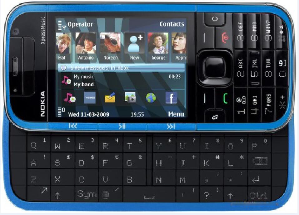 Nokia 5730 XpressMusic 5730XM 3G Wi-Fi Bluetooth GPS 2.4″ Slider QWERTY Phone