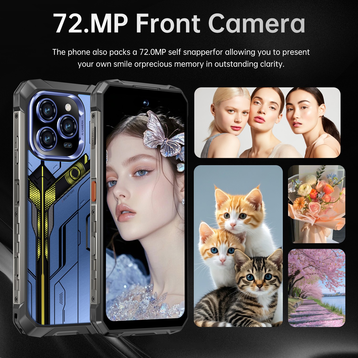 Rugged Smartphone R16 Pro MAX 12GB+256G Dual Sim 5G Unlocked Cell Phone 10000mAh