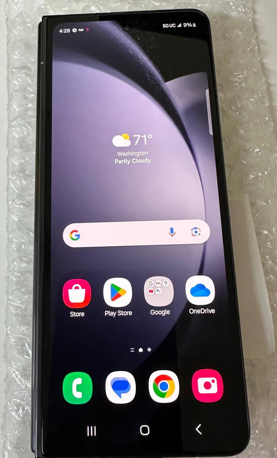 Samsung Galaxy Z Fold5 512GB – locked – BAD LCD INNER BLACK SCREEN – FOR PARTS