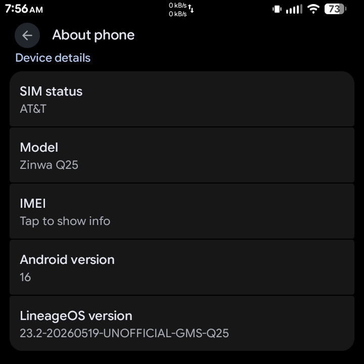 Collectors Edition | Zinwa Q25 (BlackBerry Restomod) Android 16 / BB10 Launcher