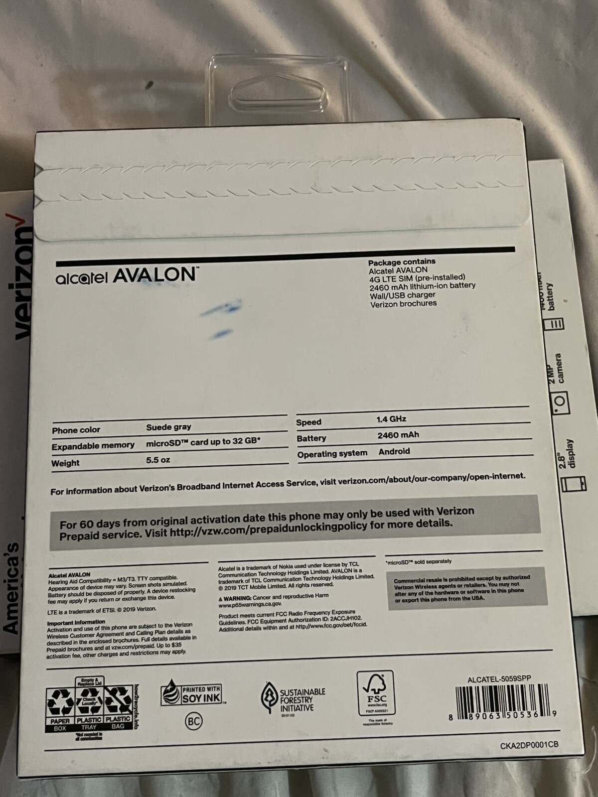 NEW Alcatel Avalon Verizon Prepaid Smart Phone