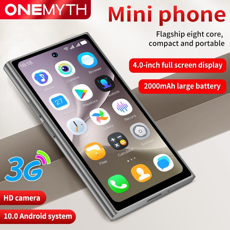 Unlocked Mini 3G Smartphone 4.0” HD Touch Screen Cell Phone Dual SIM