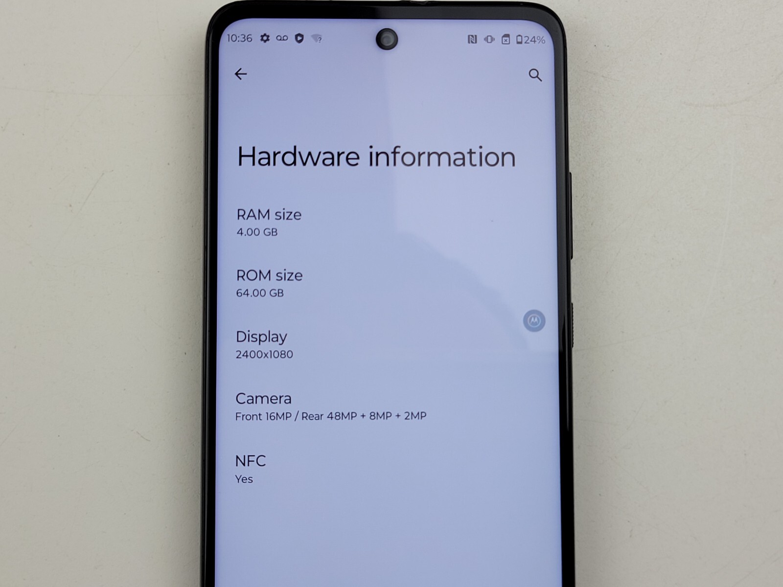 Motorola One 5G UW Ace (XT2113-1) 64GB (Verizon) Prepaid – BLEMISHED- Clean IMEI
