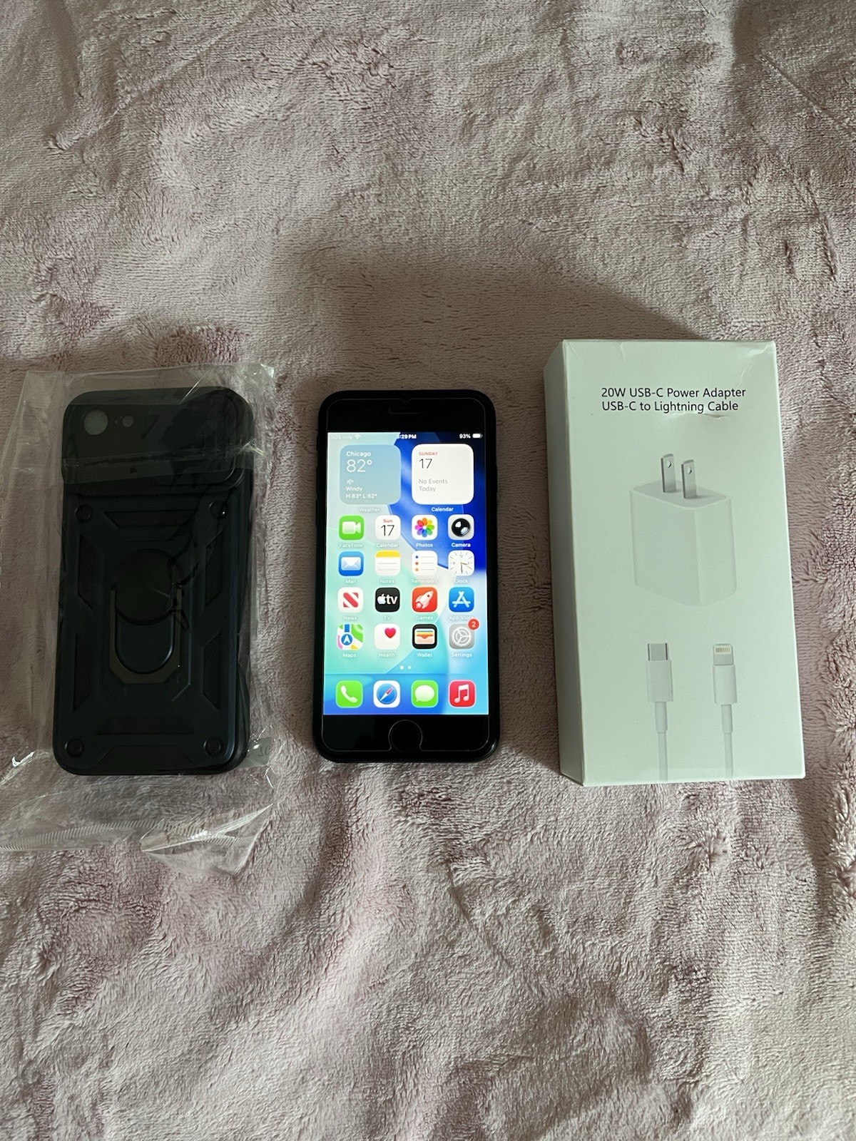 Apple iPhone SE 2nd Gen|64 G| Black (Boost Mobile) Free Shipping