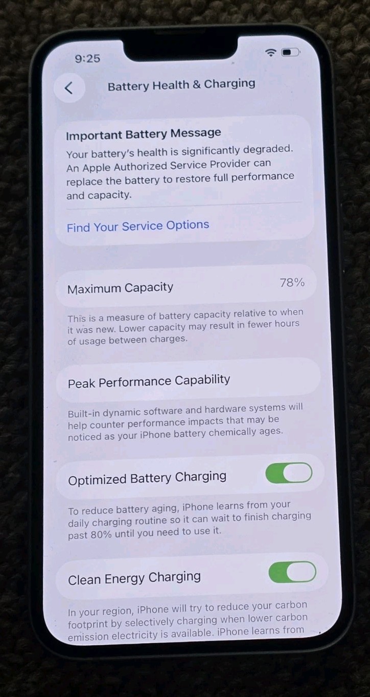 Apple iPhone 14 128 GB Blue Unlocked MPVH3LL/A *READ DETAILS* Great Phone