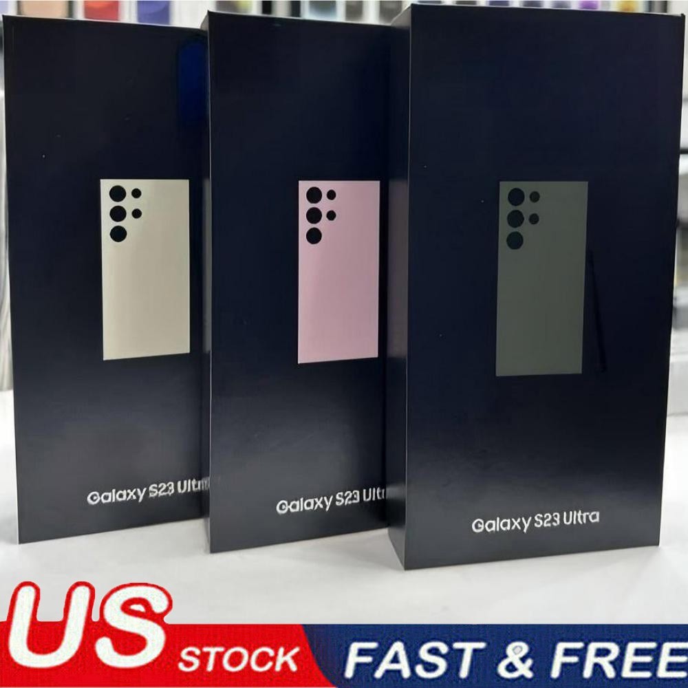 New Samsung Galaxy S23 Ultra 5G SM-S918U 256GB/ 512GB Factory Unlocked GSM+CDMA