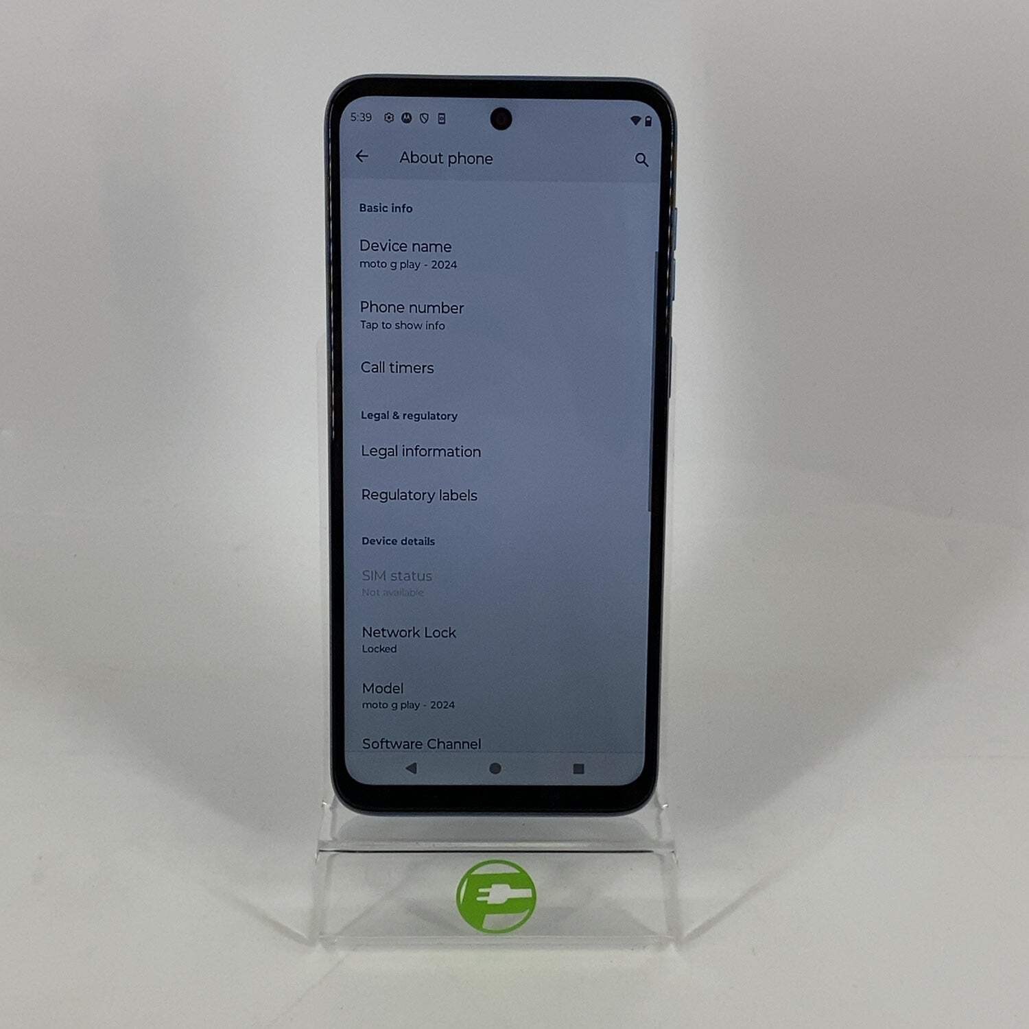 Xfinity Mobile Motorola Moto G Play (2024) 64GB 14 Sapphire Blue XT2413-2