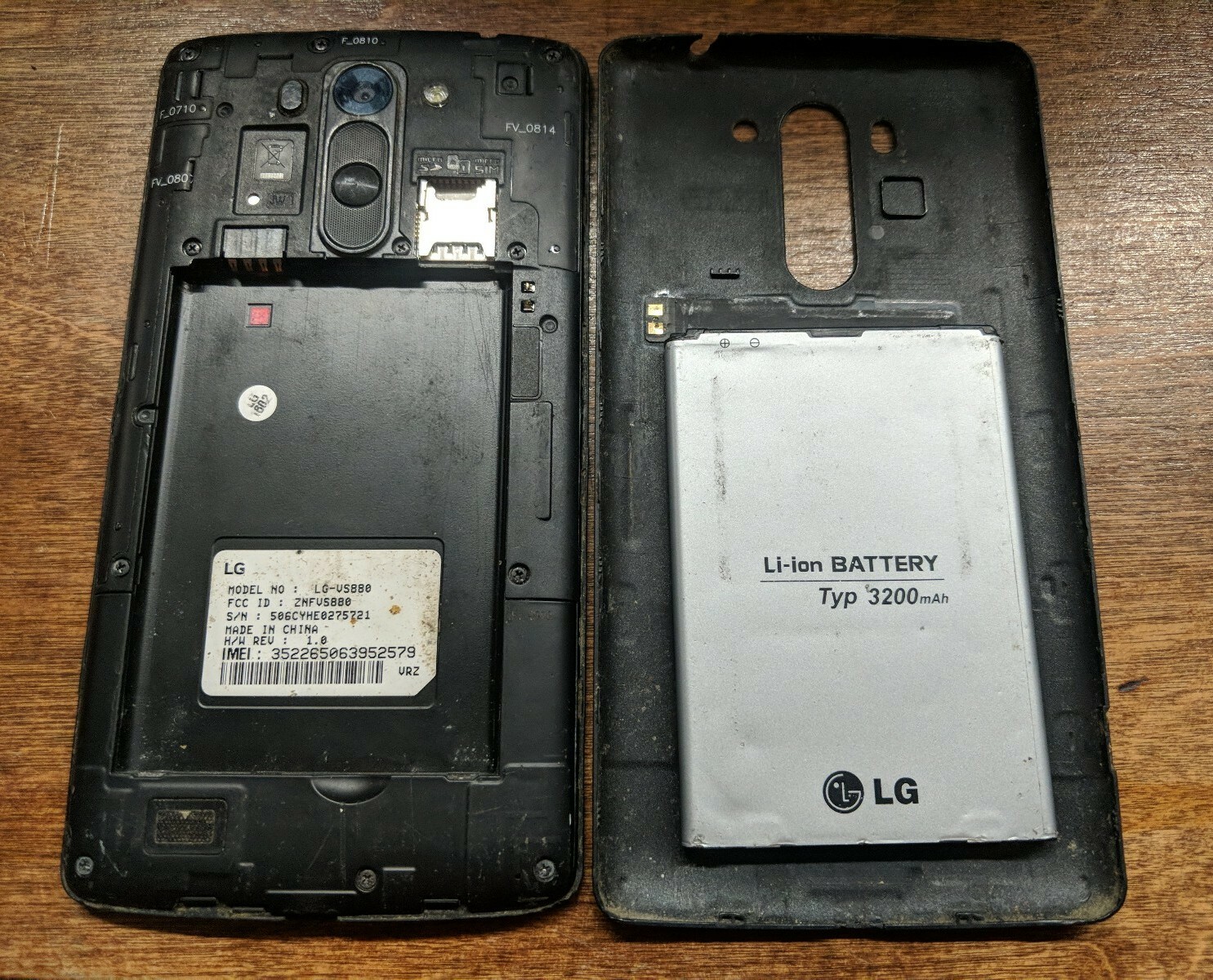 CRACKED AS IS PLEASE READ LG VS880 G Vista 5.7 in 8GB Verizon