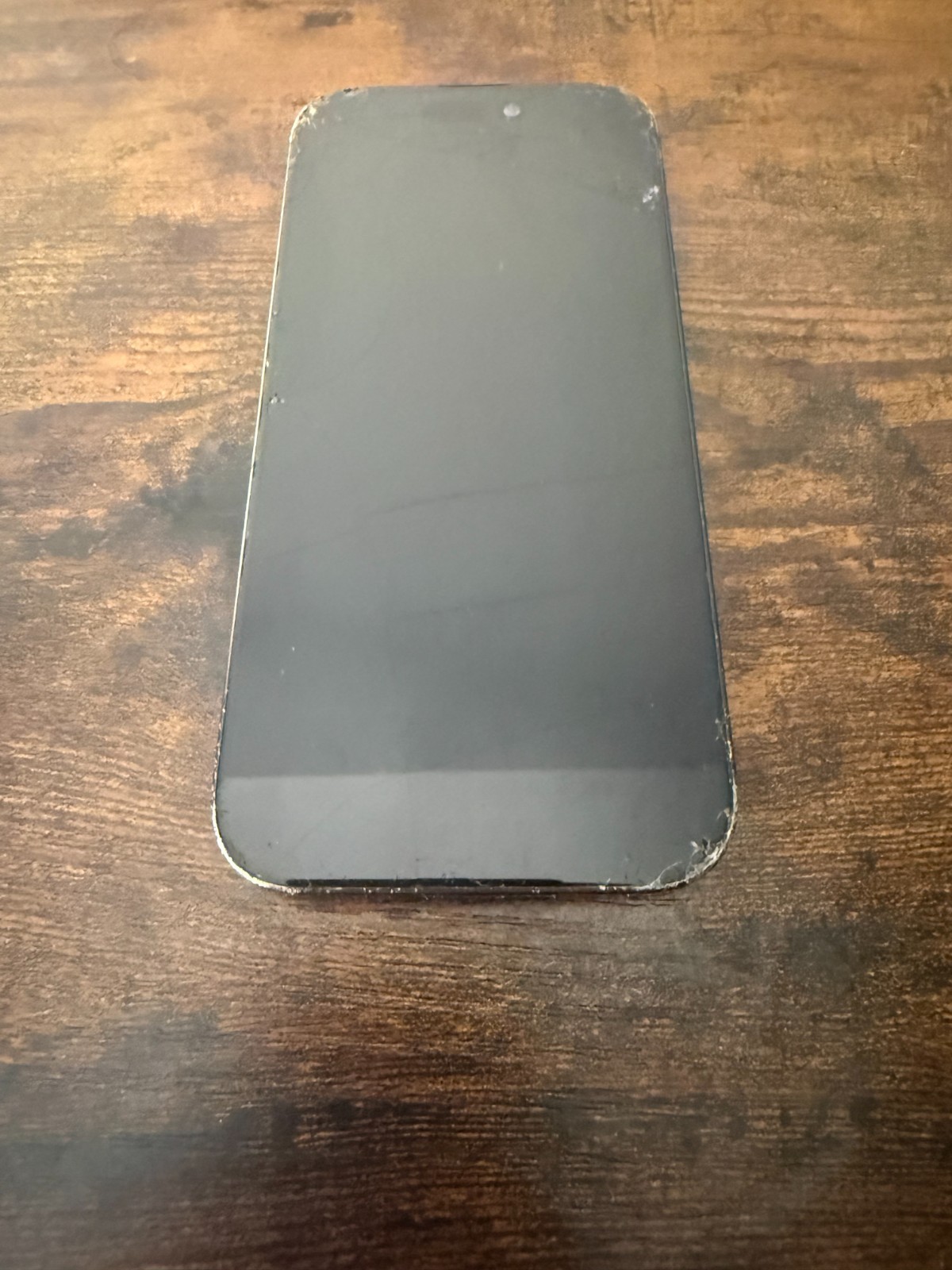 Apple iPhone 16 Pro – 128 GB – Black Titanium (Unlocked) – Poor Condition