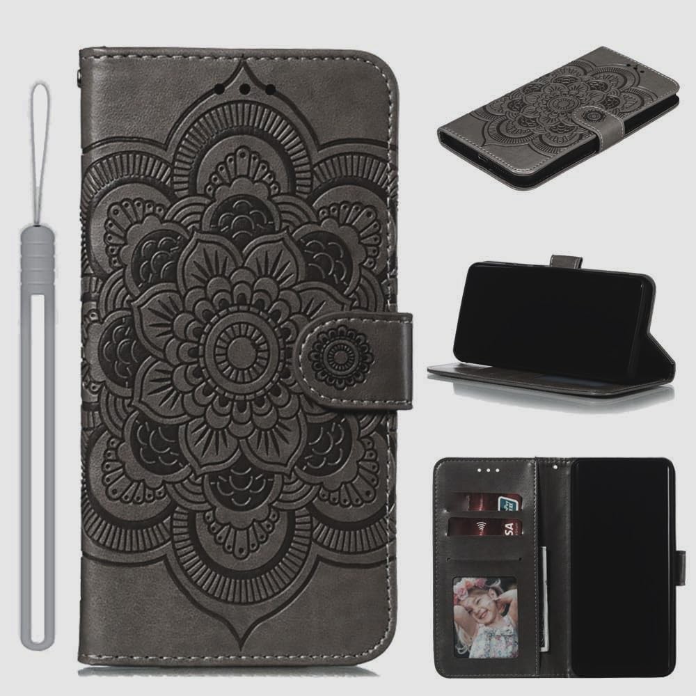 Samsung Galaxy A06 / A07 Case Wallet with Card Holder Kickstand Soft Leather Fli