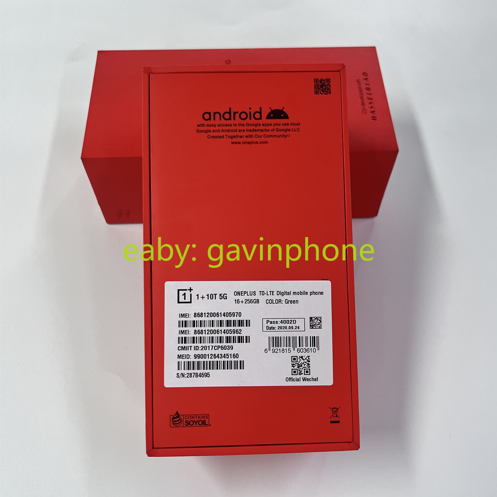 OnePlus 10T Black/Green Dual SIM 12/16GB RAM 256/512GB Snapdragon8+Gen1 4800mAh