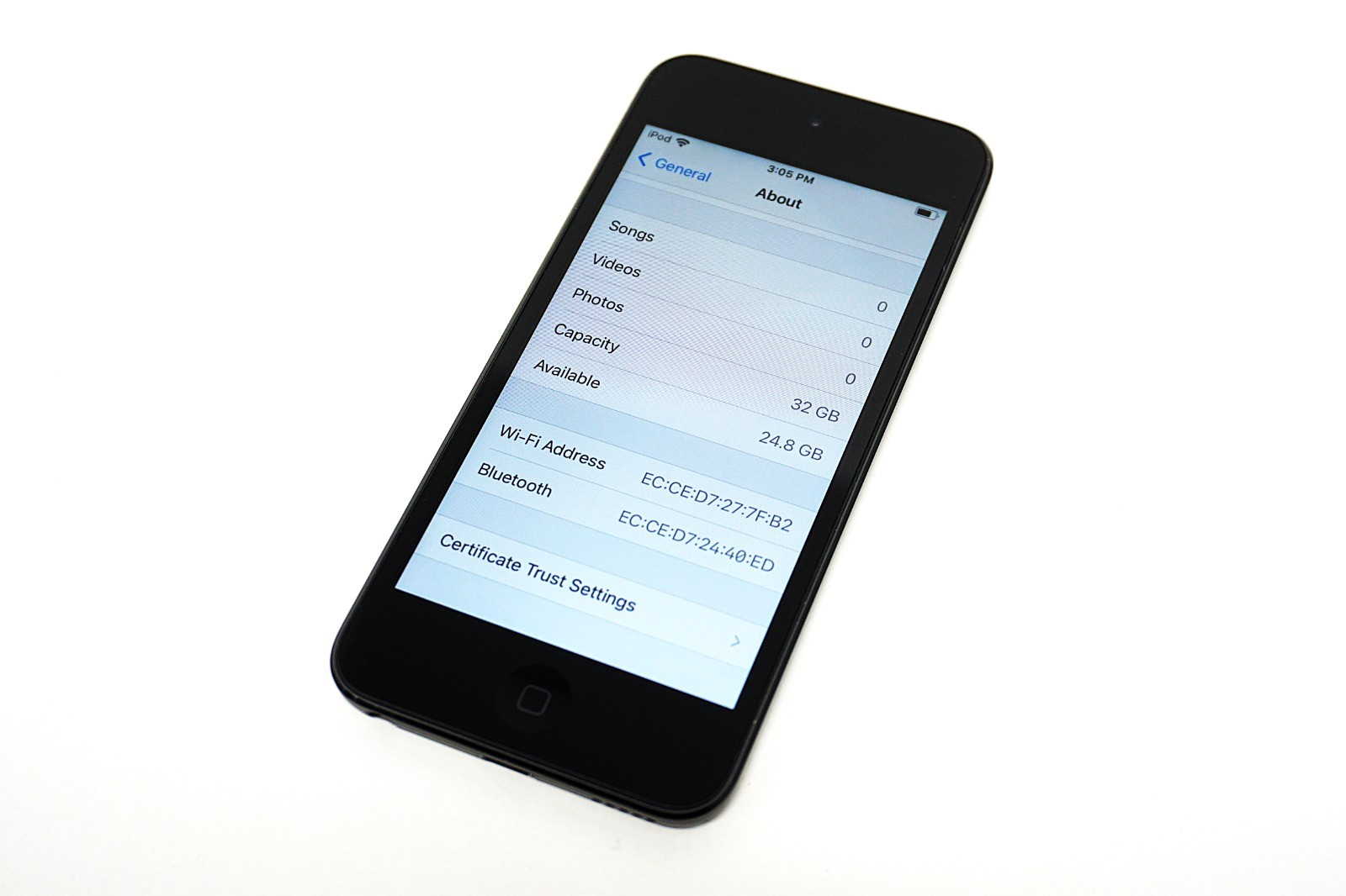 Apple iPod Touch 7th Generation 32GB Space Gray A2178 iOS 4″ Retina Media Player