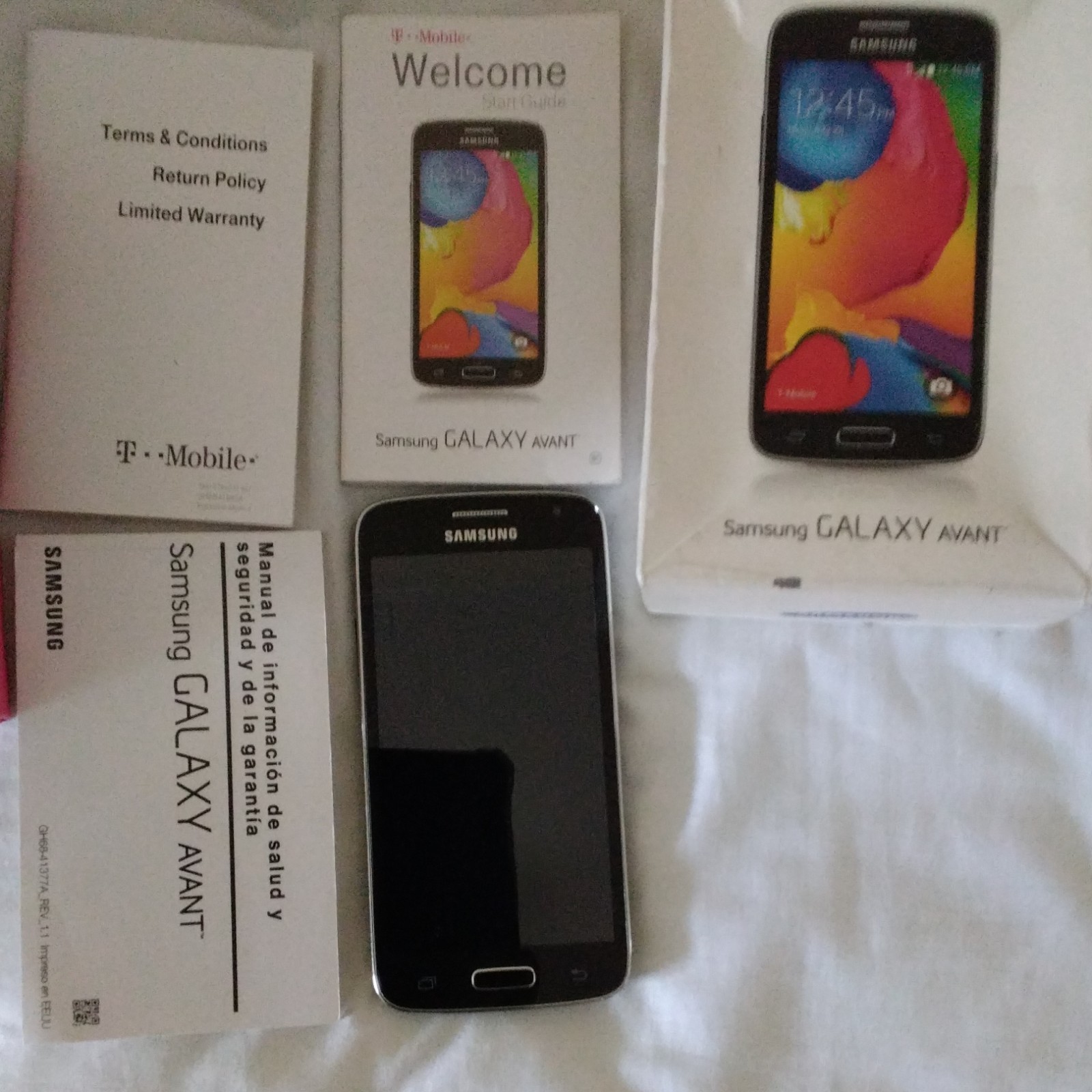 Samsung Galaxy Avant Black 16GB Android 4G LTE Wi-Fi Bluetooth w/ Box