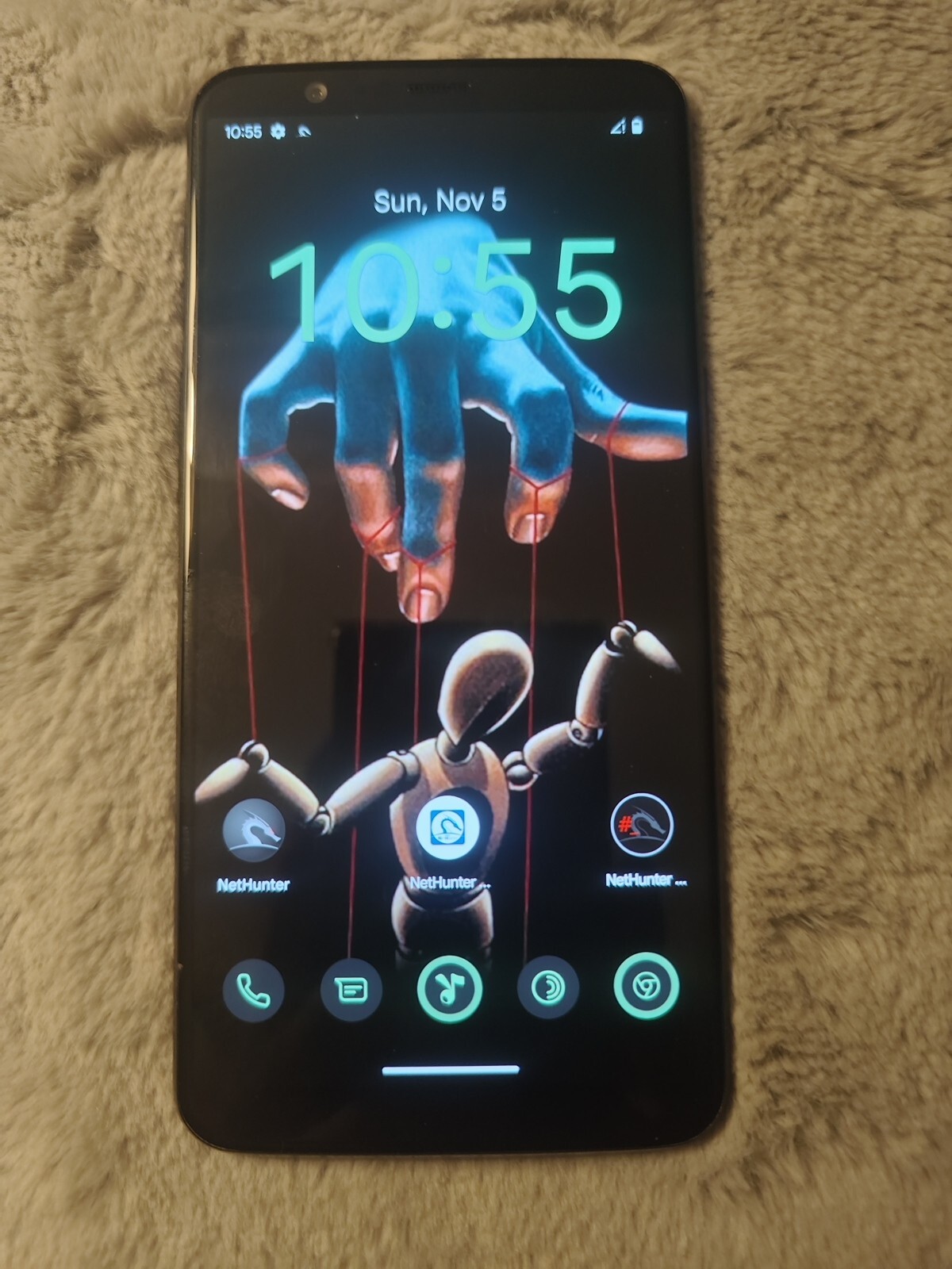 Rooted OnePlus 5T Nethunter Pentest Device Internal Monitor Mode Android 13